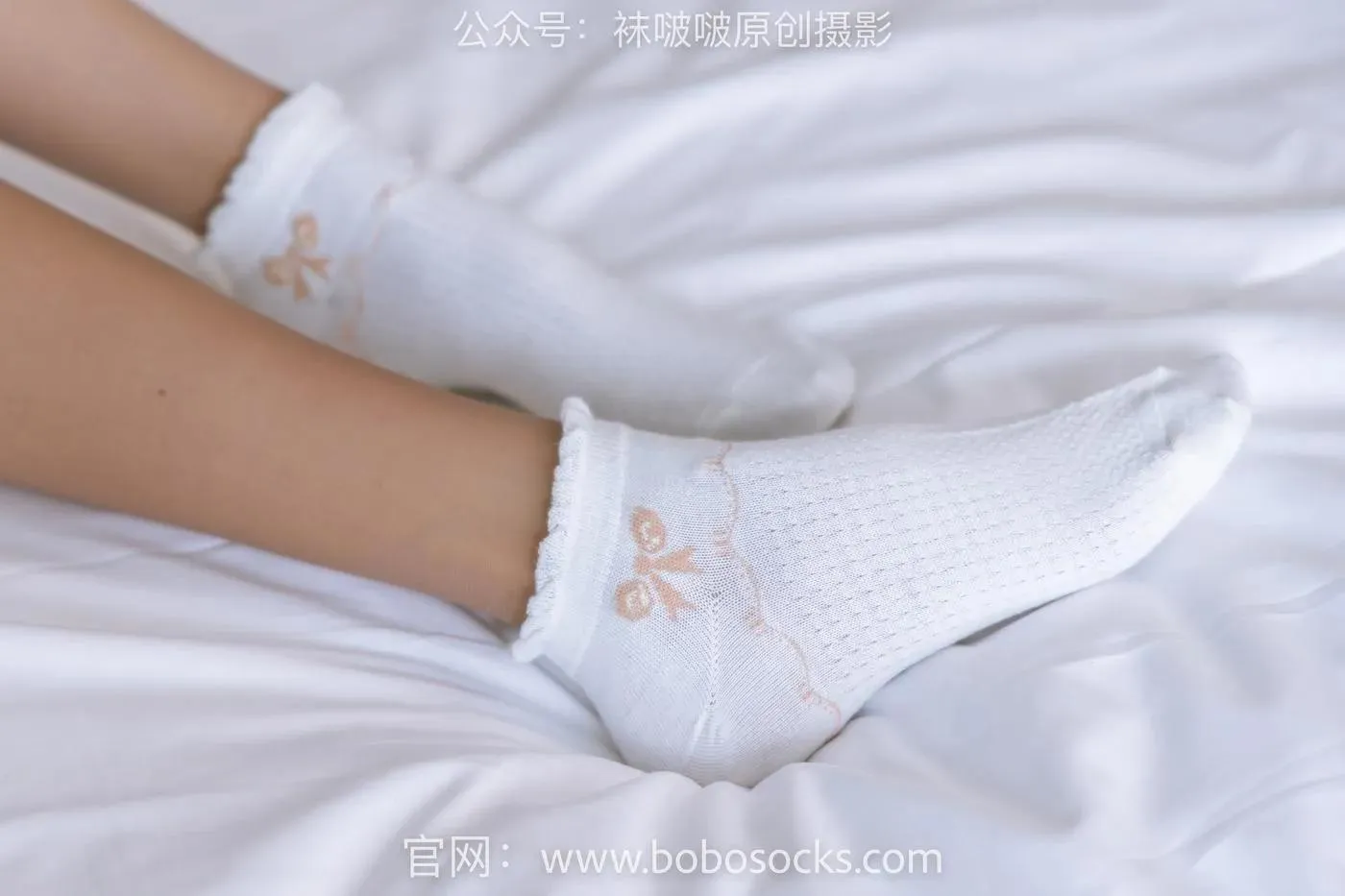 [BoBoSocks袜啵啵]NO.133 稚予-高跟长靴、白棉袜、咖啡丝 [140P]插图7